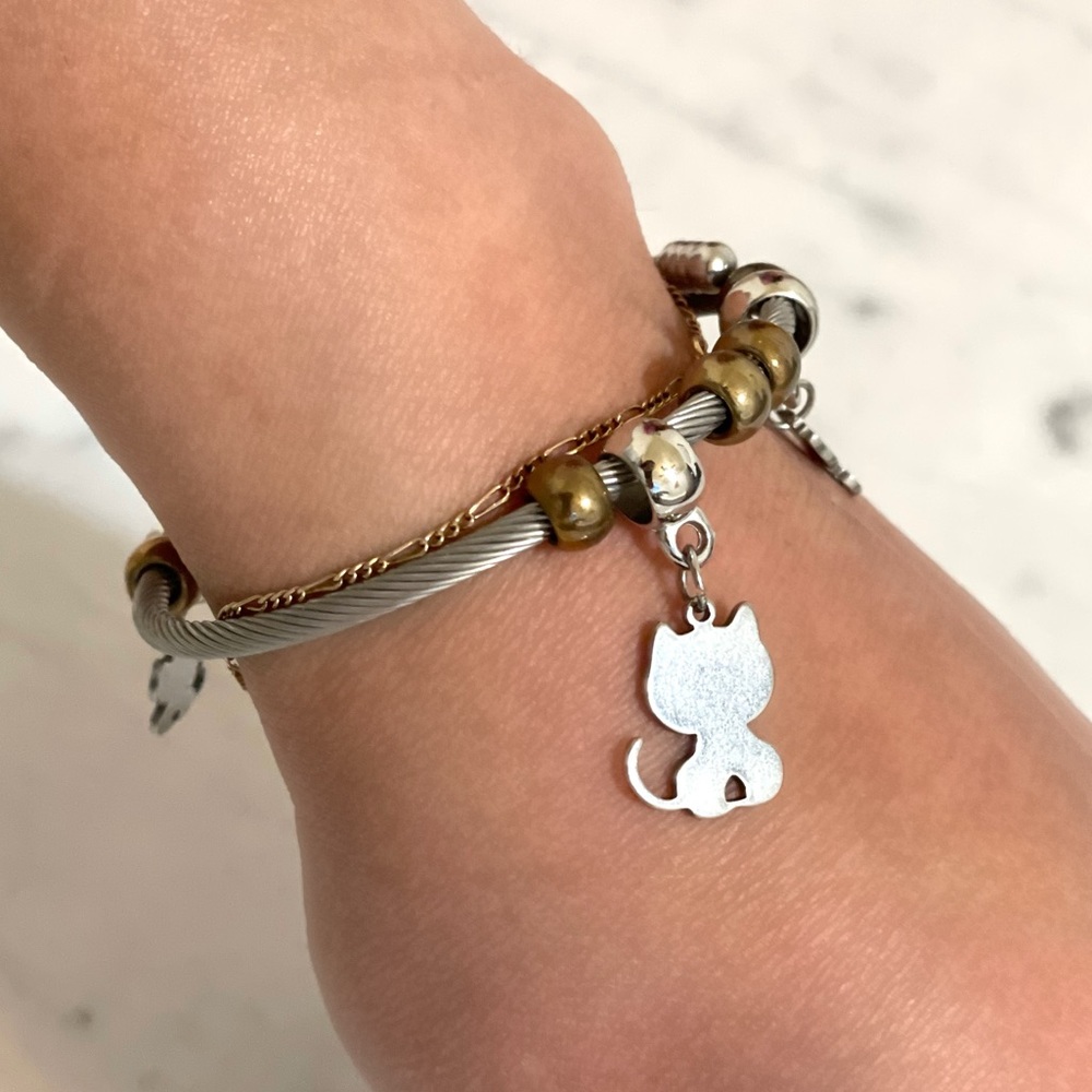 Florentine Italian Cat Bracelet